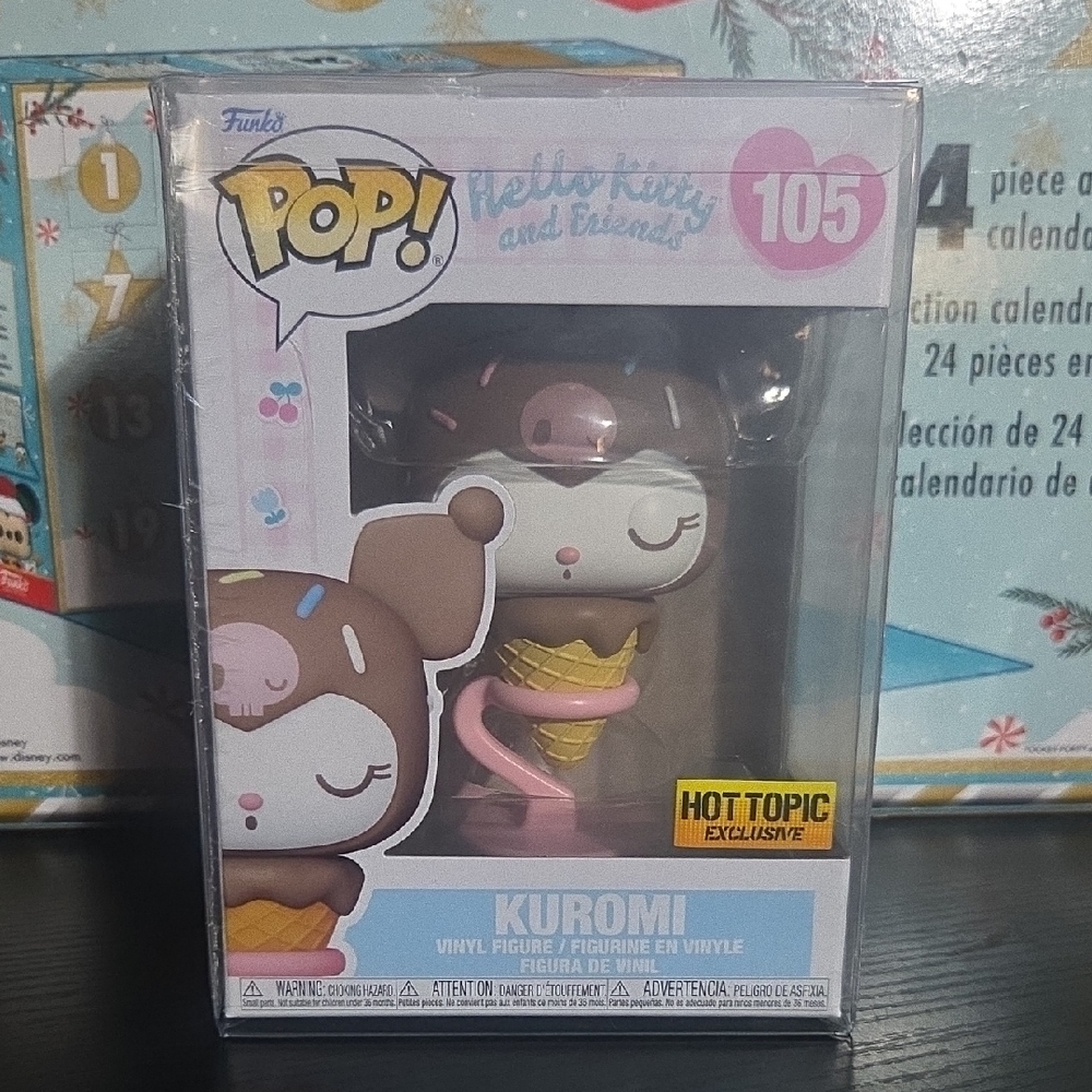 Funko Pop! Hello Kitty & Friends Kuromi Ice Cream Cone - Brown, Pink